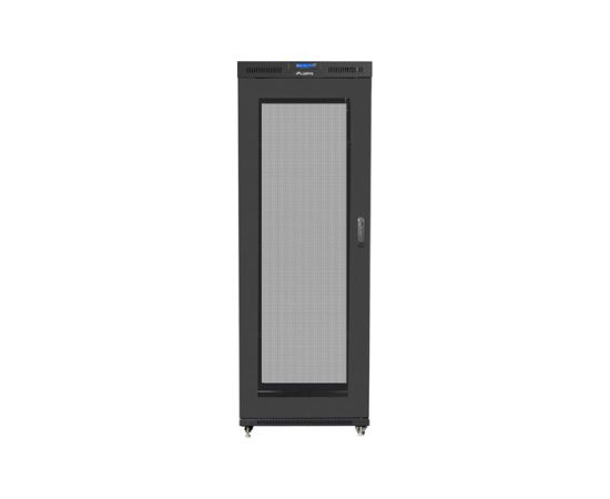 Lanberg Rack cabinet 19" free-standing 27U/800x1200 (flat pack) with mesh door, LCD FF01-8227-23BL Black Серверы и компоненты серверов