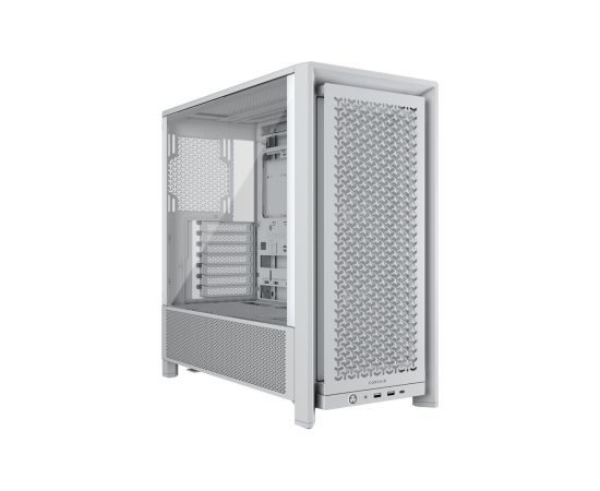Corsair PC Case Frame 4000D RS Modular White Mid-Tower Power supply included No Корпуса