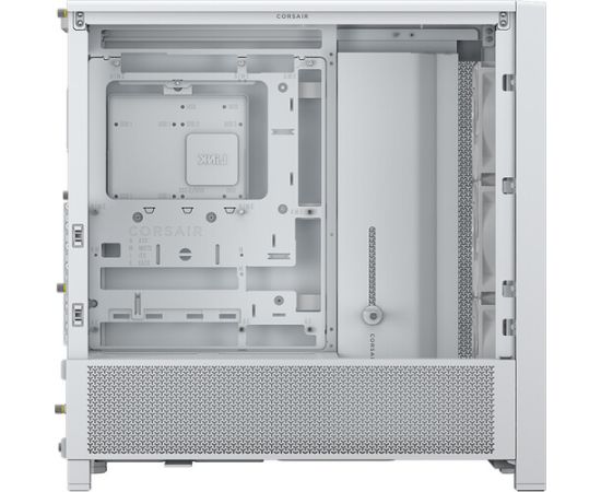Corsair PC Case Frame 4000D RS Modular White Mid-Tower Power supply included No Корпуса