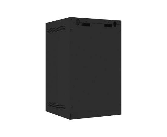 Lanberg Rack cabinet 10" wall-mount 9U/280x310 for self-assembly with metal door (flat pack) WF10-2309-00B Black
