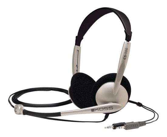 Koss Headphones CS100 Wired On-Ear Microphone Black/Gold