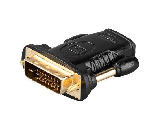 Goobay 68931 HDMI™/DVI-D adapter, gold-plated Goobay