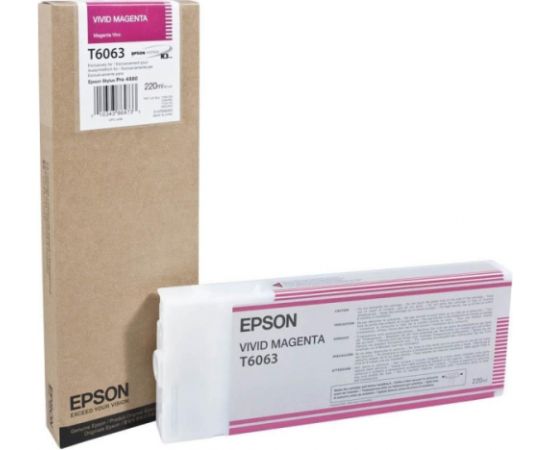 Epson T606300 Ink Cartridge Vivid Magenta