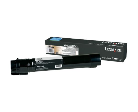 Lexmark X950X2KG X95x Black Extra High Yield Toner Cartridge (32K) Cartridge Black