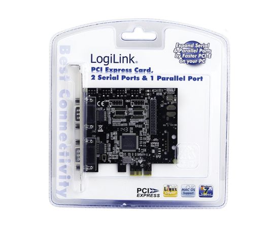 Logilink 2 x serial (COM), 1 x parallel (LPT) PCIe