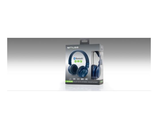 Muse M-276BTB Wireless On-Ear Microphone Wireless Blue