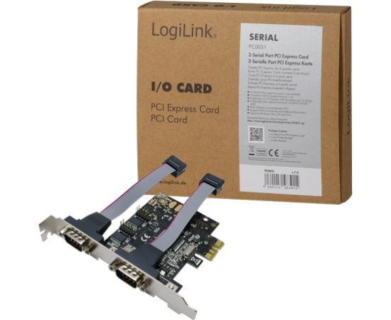 Logilink 2 x serial (COM) PCIe Aдаптеры