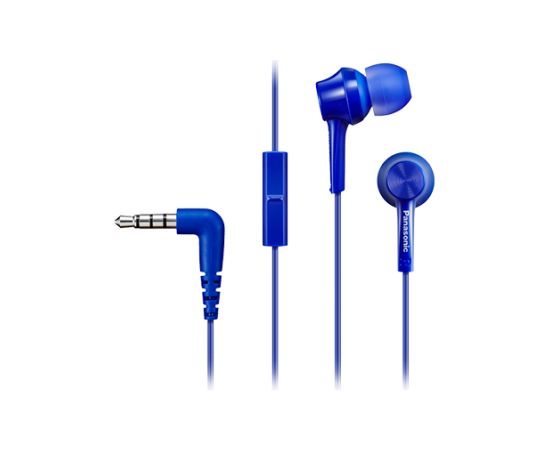 Panasonic Canal type RP-TCM115E-A Wired In-ear Microphone Blue