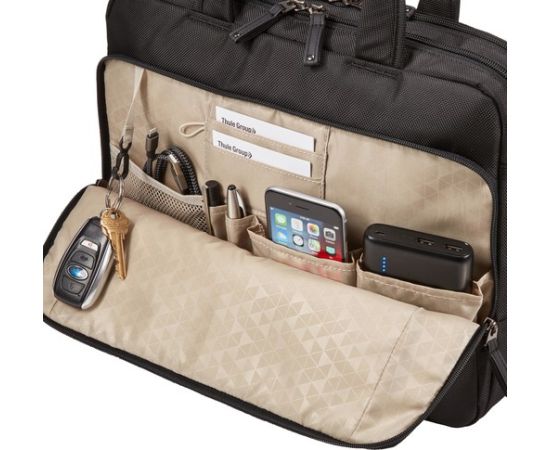 Case Logic NOTIA-114 Slim Briefcase Fits up to size 14 " Black Shoulder strap