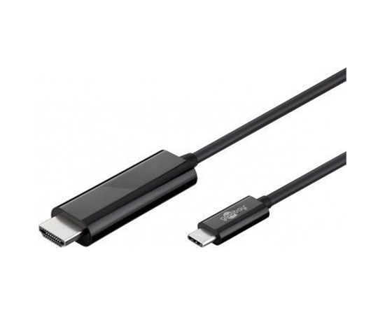Goobay USB-C HDMI adapter cable (4k 60 Hz) USB-C male HDMI male (type A) USB-C to HDMI 1.8 m