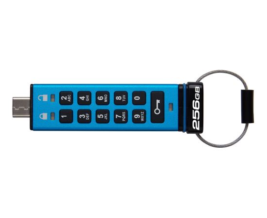 Kingston IronKey Keypad 200 256 GB, USB stick (USB-C 3.2 Gen 1)