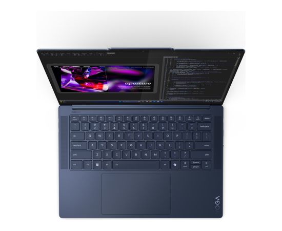 Lenovo Yoga Slim 7 14Q8X9 Snapdragon X Elite X1E-78-100 14.5" 3K Touch OLED 500nits Glossy 90Hz 16GB LPDDR5x-8448 SSD512 Qualcomm Adreno GPU 70Wh Win11 Cosmic Blue