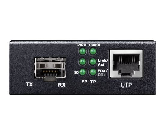 Cudy MC220 network media converter 1000 Mbit/s 1310 nm Single-mode Black