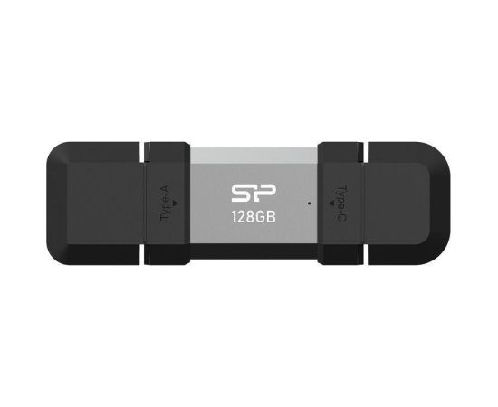 Silicon Power SP128GBUC3C51V1S USB flash drive 128 GB USB Type-A / USB Type-C 3.2 Gen 1 (3.1 Gen 1) Black, Silver