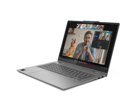 Lenovo IdeaPad 5 2-in-1 14Q8X9 Snapdragon X Plus X1P-42-100 14" WUXGA OLED 400nits Glossy 60Hz Touch 16GB LPDDR5x-8448 SSD1TB Qualcomm Adreno GPU 57Wh Win11 Luna Grey Portatīvie datori