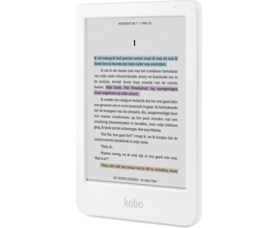Kobo Clara Colour e-book reader Touchscreen 16 GB Wi-Fi White