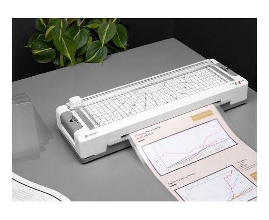 Tracer A4 TRL-7 Laminator All-in-One cold/hot, White Laminēšanas iekārtas