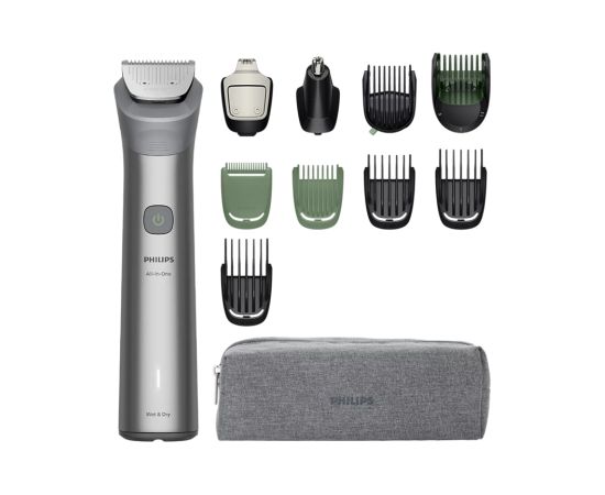 PHILIPS MG5941/15 Multigroom series 5000 All-in-one trimmeris sejai, matiem un ķermenim, pelēks