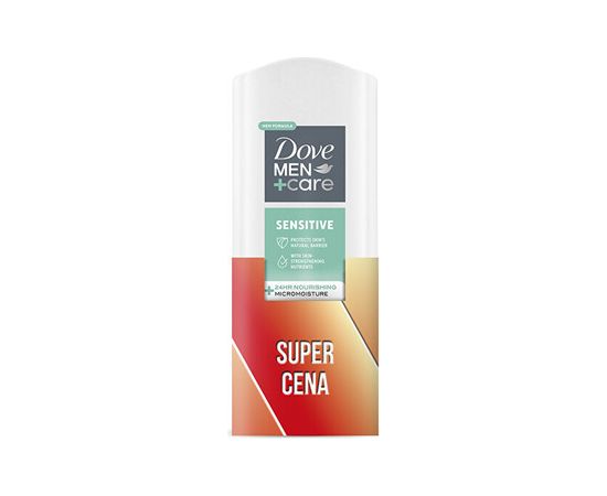Dove Men+Care Sensitive 3 in 1 Shower Gel - Sprchový gel na tělo, obličej a vlasy 400ml