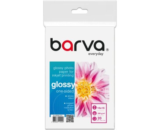 Photo Paper Barva (IP-CE200-215) Everyday Glossy 200 g/m², 10x15 cm, 20 sheets
