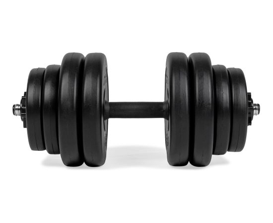 VIRTUFIT REGULOWANY ZESTAW PRO - ZESTAW SZTANGA I TALERZE - ŻELIWO - 1 X 15 KG