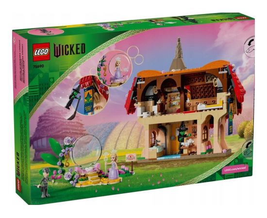 LEGO Wicked 75690 Wizyta Glindy i Elphaby w Munchkinland