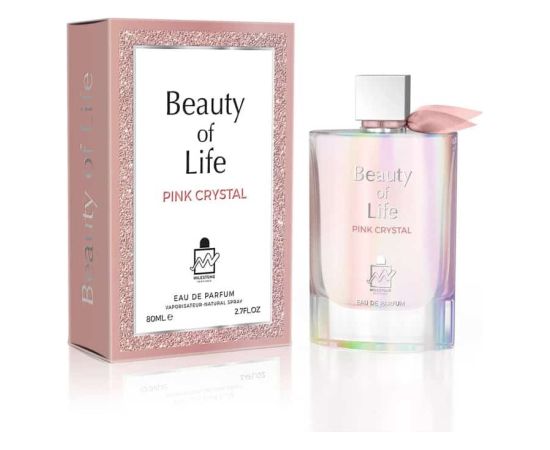 Milestone Beauty Of Life Pink Crystal EDP W 80 ml