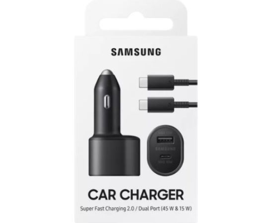 Samsung EP-L5300XBEGWW Super Fast Dual Автомобильное зарядное устройство 60W