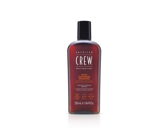 American Crew, Daily Cleansing, Hair Shampoo, For Revitalisation, 250 ml Šampūni