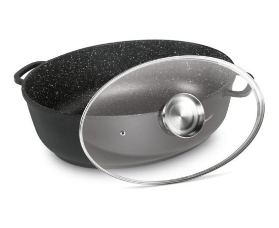 Roaster with glass lid Rock Lamart