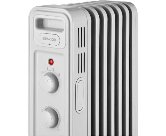 Oil filled radiator Sencor, white