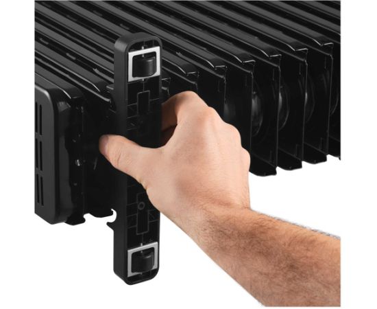 Oil filled radiator Sencor, black