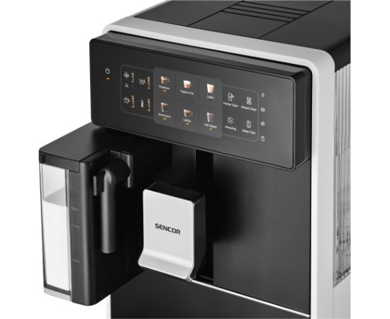 Automatic espresso/cappuccino machine Sencor, white