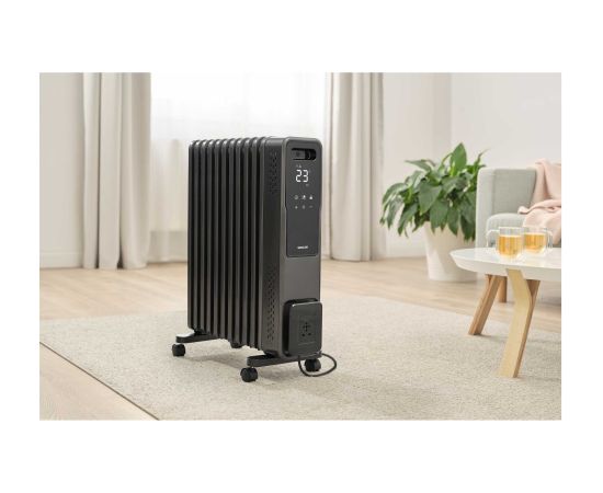 Oil filled radiator Sencor, grey