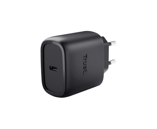 Lādētājs Trust Maxo 45W Black USB-C + 2m USB-C Cable Black