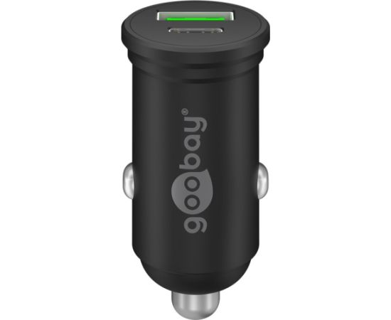 Goobay 61739 Dual-USB Car Fast Charger USB-C PD, 45 W Goobay