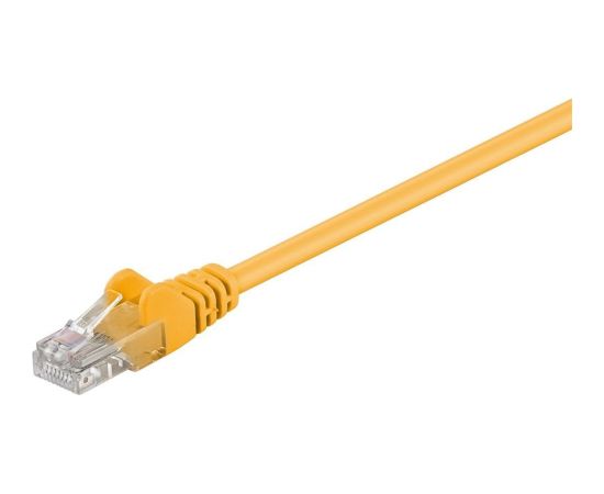 Goobay CAT 5e patch cable, U/UTP 95556 Yellow
