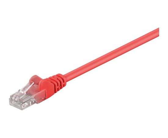 Goobay CAT 5e patch cable, U/UTP 68369 Red