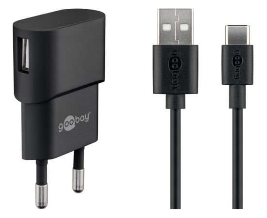 Goobay 45298 USB-C Charger Set (5 W), Cable 1 m