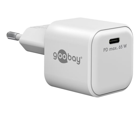 Goobay 65370 USB-C USB-C TM Dual Fast Charger (36 W), White Goobay 5370 USB-C USB-C TM Dual Fast Charger (36 W)