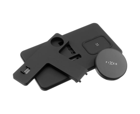 Fixed MagPowerstation 3-in-1 wireless charging stand with MagSafe mount support FIXMPOS-BK