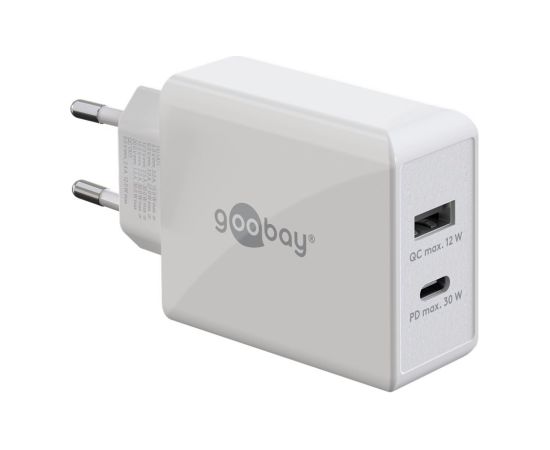 Goobay Dual USB-C PD Fast Charger (30 W) 61674
