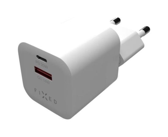Fixed Mini USB-C/USB Travel Charger 20W FIXC20M-CU-WH