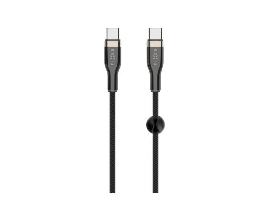 Fixed Braided Cable USB-C/USB-C, 2m, 100W FIXDB-CC2-BK
