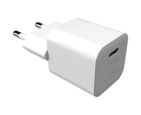 Fixed Mini USB-C Travel Charger, 25W FIXC25M-C-WH