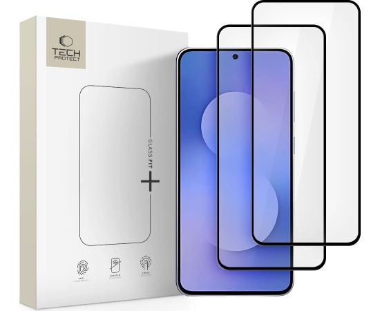 Tempered glass Tech-Protect Glass Fit+ 2-Pack Samsung S731 S25 FE black