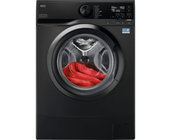 AEG L6SE26DXE veļas mazg. mašīna 6kg 1200rpm melna