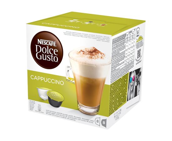 Kafijas kapsulas NESCAFE Dolce Gusto Cappuccino, 186.4 g, 16 gab./ iepak. ( Iepak. x 2 )