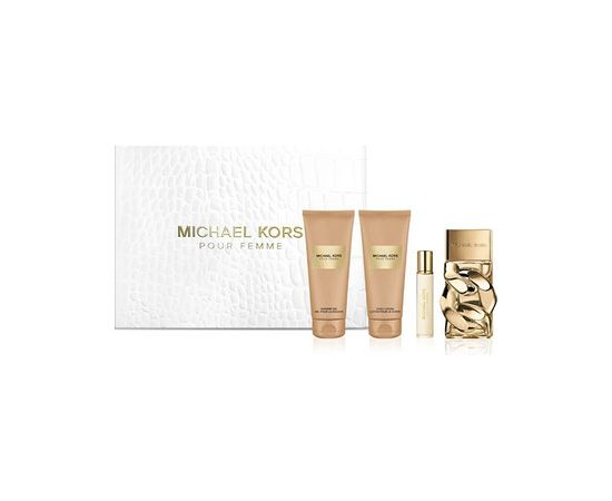 Michael Kors Pour Femme Dárková sada EDP 100 ml, tělové mléko 100 ml, sprchový gel 100 ml a miniaturka EDP 10 ml 100ml