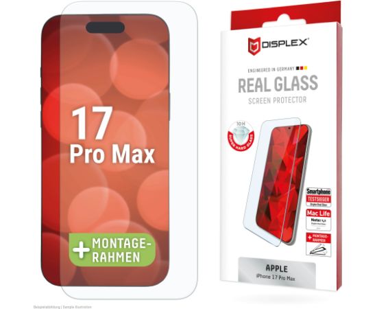 Apple iPhone 17 Pro Max Real Screen Glass By Displex Transparent